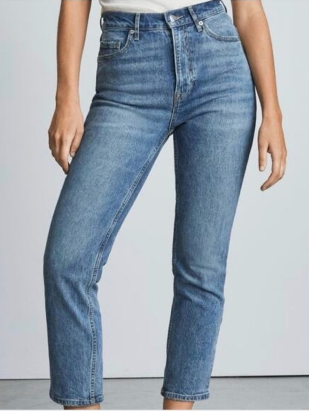 Everlane High-Rise Straight Leg Women’s Crop Jeans — Size 28